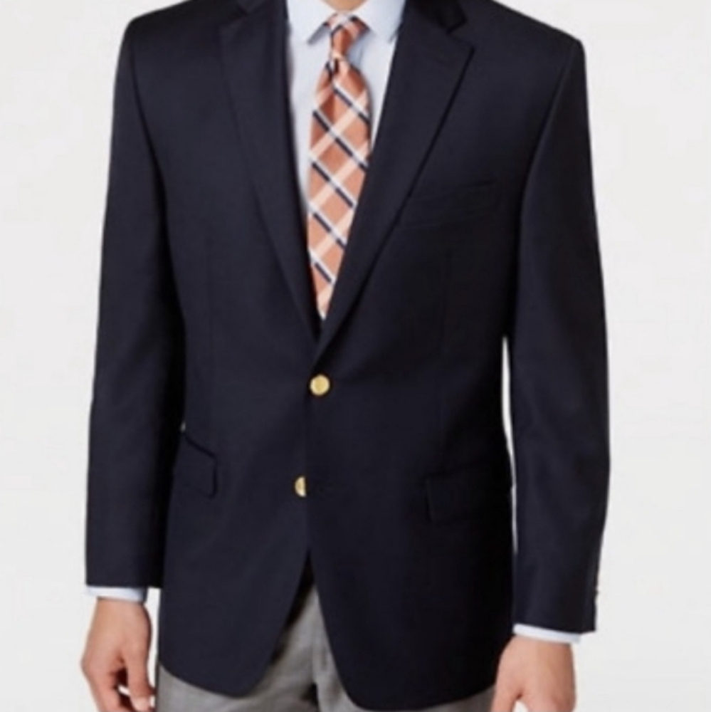 Ralph Lauren Polo University Club Vintage Sport Coat Blazer Sz 44T